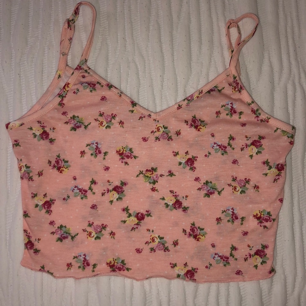 PINK Floral tank